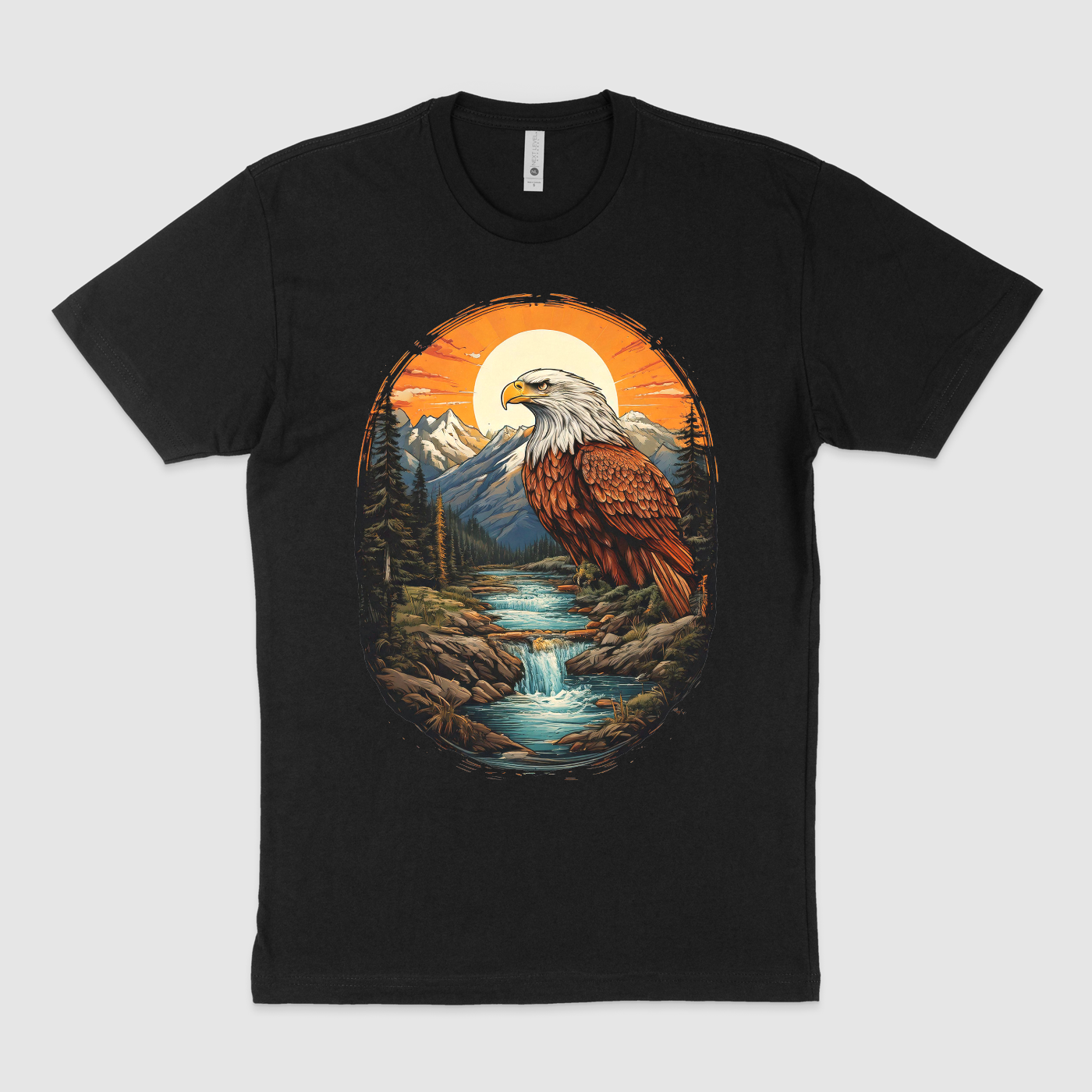 Eagle River Tee Unisex Crew Tee, Next Level