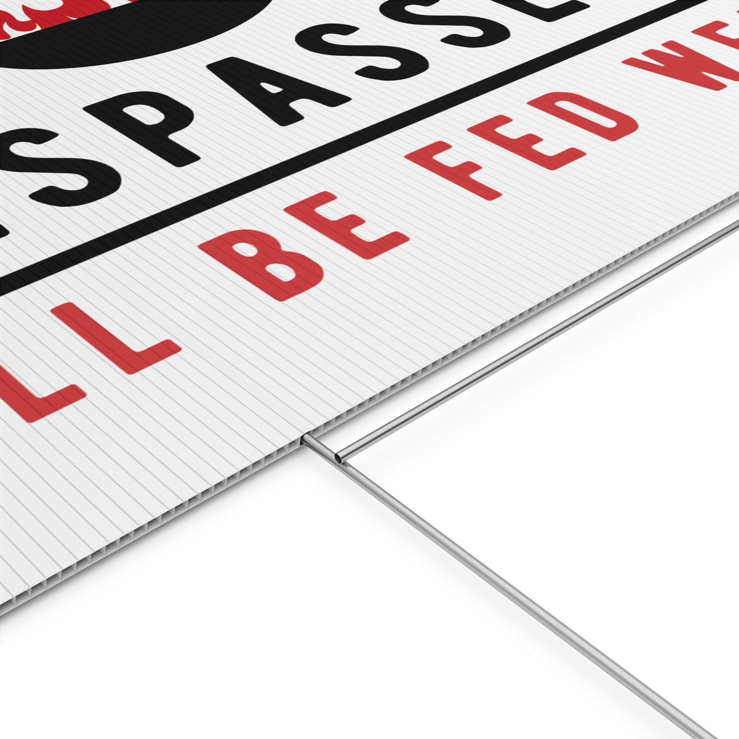 Plastic Yard Sign